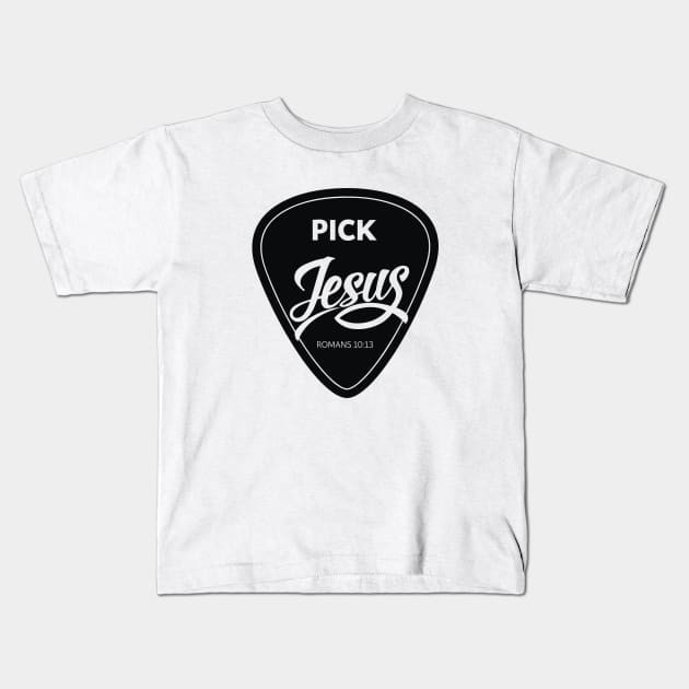 Pick Jesus Christian Kids T-Shirt by worshiptee